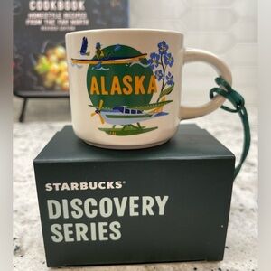 Sttarbucks Discovery Series ALASKA Graphic Mini Mug in Box. NWT in BOX. HTF, NWT